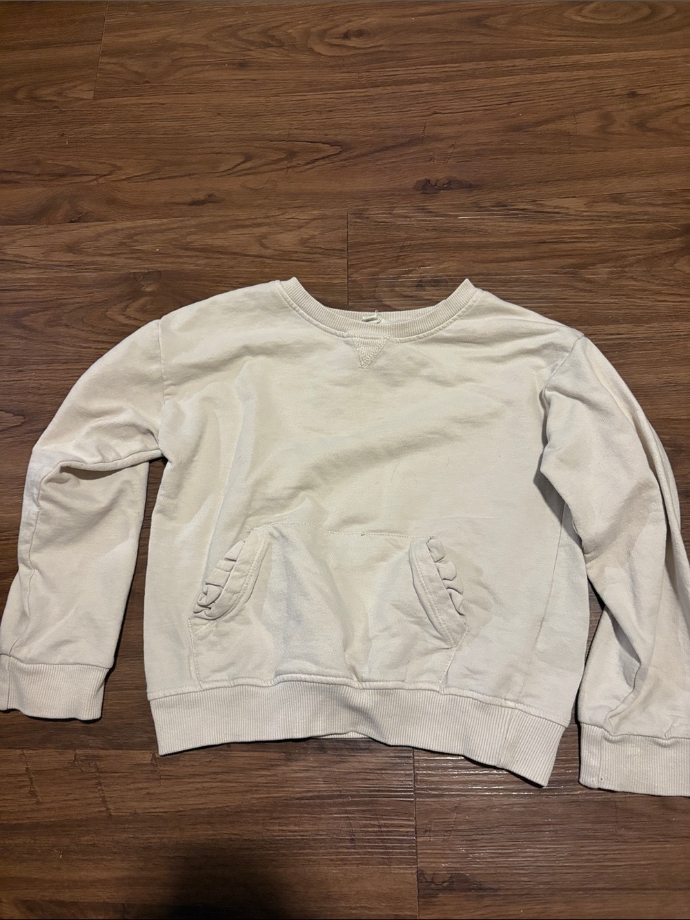 Jessica Simpson Cream Crewneck Sweatshirt for Kids